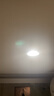 三雄極光LED天花射燈星際一體化嵌入式客廳餐廳背景墻燈3W6W12W 6w 4000k暖白光 白色 開(kāi)孔80mm 曬單實(shí)拍圖