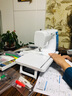 兄弟（brother）X1100家用多功能電子機型智能金屬骨架帶鎖邊自動(dòng)穿線(xiàn)縫紉機 X1100（基礎套餐） 曬單實(shí)拍圖