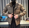 喬易倫美拉德小伙棉衣男士加厚外套冬季棉襖子2025新款韓版修身羽絨棉服 咖色 M 曬單實拍圖