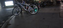 鎧美爾自行車成人男女山地車 兒童中學(xué)生雙碟剎變速非公路車單車 三刀白藍(lán)色 26寸21速高配【適合160-185CM】 曬單實(shí)拍圖
