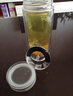 諾亞口杯養(yǎng)生水晶杯雙層玻璃泡茶杯真空隔熱加厚辦公室便攜車載水杯子 1號竹子 450ML 曬單實(shí)拍圖