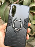 特七 適用華為p20pro手機殼p30防摔pro保護套p30lite鎧甲支架潮牌硬殼男士車(chē)載磁吸氣墊全包手機套商務(wù) 華為P30【炫酷黑】+送膜 曬單實(shí)拍圖