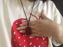 鉑悅璽熙（BOYESXSO）原礦朱砂吊墜晶體砂三合生肖本命年護身符男士女士項鏈掛件 豬兔羊-掛繩款 曬單實拍圖