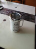 雍財 卡通陶瓷杯帶蓋水杯辦公喝水杯刻字杯帶禮品杯鏡面杯 堅持款 鏡杯+蓋 曬單實拍圖