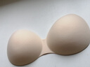 AWMBEL外擴乳膠胸墊插片加厚小胸平胸專(zhuān)用文胸罩內襯內衣美背假胸jm8 加厚4CM-膚色一件裝 曬單實(shí)拍圖
