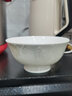 煜乾碗高腳碗米飯碗10個裝家用中式景德鎮(zhèn)陶瓷防燙骨瓷餐具套裝簡約 6英寸高腳碗醉芙蓉 4個裝 曬單實拍圖