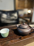 奈維斯?。∟AVSTIN）宜興紫砂壺純手工茶壺泡茶高工原礦底槽清壽桃潘壺老人生日禮物 壽桃潘壺 470cc 曬單實(shí)拍圖