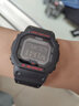 卡西歐（CASIO）【送禮物】手表男G-SHOCK經(jīng)典血鶴屏小方塊潮流時(shí)尚運動(dòng)電子表 GW-B5600HR-1黑紅塑鋼-太陽(yáng)能 曬單實(shí)拍圖