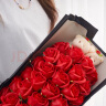 花学家鲜花同城配送香皂花玫瑰花束生日礼物 告白送女友老婆 33朵玫瑰花皂花礼盒 晒单实拍图