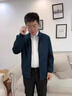 花花公子（PLAYBOY）外套男秋冬季新款男士立領(lǐng)夾克衫中老年加絨加厚保暖爸爸冬裝 黑色【加絨保暖】 XL 曬單實拍圖