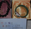 禾玉天然碧綠東陵玉手鐲 飄花翠綠砂金石玉鐲子 送媽媽老婆節日禮物 內徑56-57mm帶檢測證書(shū) 曬單實(shí)拍圖