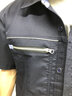 UHX夏季工作服防靜電套裝薄款男女定制長(cháng)短袖勞保服上衣透氣高端工裝 【短袖上衣】-藏藍色（X161款） XL (175) 碼-建議135-155斤 曬單實(shí)拍圖
