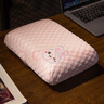達克鴨夏季冰豆豆午睡枕趴睡枕學(xué)生趴桌上午休神器抱枕辦公室睡覺(jué)趴趴枕 粉兔 含枕芯 小枕頭32*23CM 曬單實(shí)拍圖