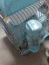 寵尚天 倉鼠喝水壺滾珠飲水器用品喂水器 雙鋼珠小寵水壺 200ml夢(mèng)幻藍 曬單實(shí)拍圖