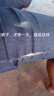貝吉棋夏季薄款牛仔短褲男士彈力直筒大碼高腰褲寬松男褲半截馬褲中褲 s009深色i彈力 31 碼【腰圍2尺4】 曬單實拍圖