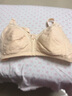 浪莎（LangSha）中年媽媽蕾絲內衣女聚攏收副乳夏季白色純棉超薄美背無(wú)鋼圈文胸罩 膚色+杏色【舒適透氣】 4XL -44/100BC通杯 【送延長(cháng)扣】 曬單實(shí)拍圖