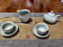 雅瓷汝窯靜思杯托 陶瓷杯托 茶杯墊 茶具配件天青色可養開(kāi)片 汝窯靜思杯托 曬單實(shí)拍圖