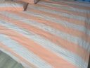 黄河口老粗布床单 纯棉粗布床单单件手工全棉加厚被单 全棉纯棉老粗布床单单件 阳光暖橙 1.8/2.0m床三件套( 1床单+2枕套) 实拍图