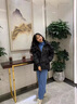 帝黛品牌羽絨服女短款冬裝2024年新品女士休閑輕薄女裝寬松韓版外套 黑色【店長(cháng)推薦】 L建議（120-135）斤 曬單實(shí)拍圖