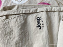JEEP SPIRIT沖鋒褲女2024新款春秋季戶外防風(fēng)防水速干傘兵登山褲休閑長(zhǎng)褲 女款-卡其 XL 曬單實(shí)拍圖