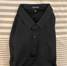 喬亞意大利輕奢長(cháng)袖t恤男翻領(lǐng)免燙純色商務(wù)休閑綿羊毛上衣T恤男打底衫 2962-黑色【無(wú)痕免燙】 2XL 185/100A 曬單實(shí)拍圖
