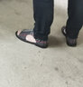 燎華（liaohua）歐洲站2023夏季新款透氣外穿休閑百搭羅馬平底開(kāi)車(chē)沙灘男士涼鞋男 黑色 默認41 曬單實(shí)拍圖