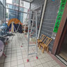 康鵬加厚鋁合金梯子家用折疊梯一字直梯多功能伸縮爬樓梯人字梯兩用梯 2.0米翻4.0米 加厚鋁材3.0毫米 曬單實(shí)拍圖