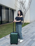 TUMI/途明19 Degree Aluminum旅行箱拉桿箱 紋理森林綠 20英寸 -可登機【適用于短途】 曬單實(shí)拍圖