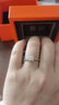 喜鉆真鉆附證書-鉑金鉆石戒指公主方鉆戒女求婚結(jié)婚鉆石戒指生日禮物 現(xiàn)貨-18K金共32分FG色 曬單實拍圖