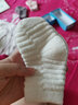 小萌兔 秋冬季加厚嬰兒襪子純棉男女寶寶襪子松口保暖純色新生兒襪毛巾嬰兒毛圈襪 A白色粉色紫 M碼：6-12個(gè)月（適合腳長(cháng)10-12CM） 曬單實(shí)拍圖