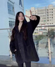 辣妹物語(yǔ)黑色外套棉服女秋季2024新款派克服棉襖高級感冬裝羊羔毛棉衣加厚 【黑色】?jì)?yōu)質(zhì)版 55/60kg/L 曬單實(shí)拍圖