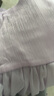 迪士尼女童連衣裙夏裝公主裙蓬蓬裙中大童洋氣紗裙節日禮服裙六一兒童節 紫色 130cm 曬單實(shí)拍圖