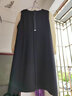 米度麗孕婦連衣裙春秋款時(shí)尚長(cháng)裙孕婦裙子假兩件套裝孕婦裝春夏70126 黑色 M（建議80-110斤左右） 曬單實(shí)拍圖