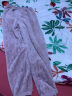 爱慕（Aimer）女士秋冬珊瑚绒睡衣套装厚款可外穿柔软保暖开衫分身家居服套装 藕粉色 170 晒单实拍图
