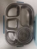 沃德百惠（WORTHBUY） 304不銹鋼飯盒便攜上班族便當(dāng)盒保溫飯盒學(xué)生大容量分格便當(dāng)餐盒 飯盒：5格天空藍(lán)+袋 曬單實(shí)拍圖