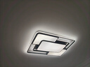 TCL 照明 客廳吸頂燈具套餐led后現(xiàn)代大氣簡(jiǎn)約臥室燈 130W 摩登-三色調(diào)光 曬單實(shí)拍圖