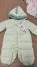 巴拉巴拉童裝嬰兒羽絨服連體衣寶寶2025新款冬裝加厚保暖哈衣爬服萌趣造型 綠色恐龍-白鴨絨 80 cm-充絨量82g 曬單實拍圖