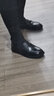 拔佳（Bata）唯品唯品燈塔 瘦瘦靴女秋商場新款英倫學(xué)院風(fēng)牛皮厚底樂福襪靴ALG 黑色-絨里 39 曬單實(shí)拍圖