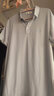 杰克·瓊斯（JACK&JONES）夏季新款無憂搭翻領(lǐng)polo衫男士涼感短袖衣服刺繡簡約百搭品牌男裝 霧藍色C40 L (180) 曬單實拍圖