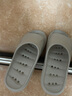 索凱特鞋底有洞的浴室帶孔拖鞋男女酒店洗澡室內防滑漏水速干鏤空拖鞋 灰色 44-45 280(適合44-45碼) 曬單實(shí)拍圖
