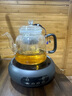 borun HOME新款加厚防爆蒸煮一體玻璃煮茶器保溫電陶爐大容量燒水泡茶壺套裝 B款禪意壺+升級款雅灰色爐 1100ml 曬單實拍圖