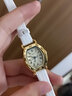 聚利時(shí)（Julius）復古小巧精致酒桶手表女皮帶防水小眾輕奢學(xué)生考試石英表開(kāi)學(xué)禮物 544金色 曬單實(shí)拍圖