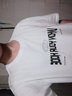 大魚(yú)界線(xiàn) 男士T恤男韓版潮流oversize半袖男日系原宿bf男生港風(fēng)寬松潮牌ins短袖體桖打底衫 T355白色 XL(135-145斤） 曬單實(shí)拍圖
