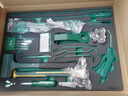 世達（SATA）汽修工具車套裝帶工具全套移動多用途重型汽修車手推車09932 09932/242件通用機修工具車組套 曬單實拍圖
