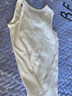 南極人（Nanjiren） 童裝兒童背心純棉無(wú)袖打底衫夏款男童背心中大童全棉背心 薄款夏 白色 120（建議100-110身高） 曬單實(shí)拍圖