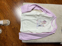 迪士尼冰雪奇緣女童t恤長(cháng)袖春秋款兒童衣服新款女孩寶寶秋衣T打底衫 4093紫色 150cm 曬單實(shí)拍圖