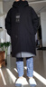 高梵黑金鵝絨服未來(lái)羊毛4.0七分中長(cháng)款羽絨服男2024新款冬季厚外套 黑色 L 【175】 曬單實(shí)拍圖