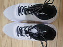 鴻星爾克男鞋運動(dòng)鞋男跑鞋減震防滑耐磨休閑鞋 正白-3065 44 曬單實(shí)拍圖