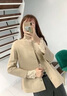黎依奴（LISLAVE）頭層綿羊皮真皮皮衣女外套潮秋季新款顯瘦高品質(zhì)大腔調御姐范上衣 黑色（106） L （建議110~125斤） 曬單實(shí)拍圖