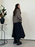 both【王源同款】2024春夏品煙筒靴皮面厚底切爾西靴男女款短靴 黑色/黑色 38 曬單實拍圖